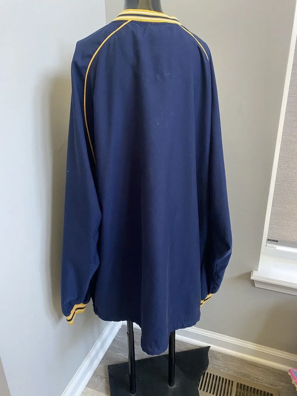 Pro Player adidas Windbreaker Jacket Men's Sz XXL NBA Indiana Pacers Logo Pullov